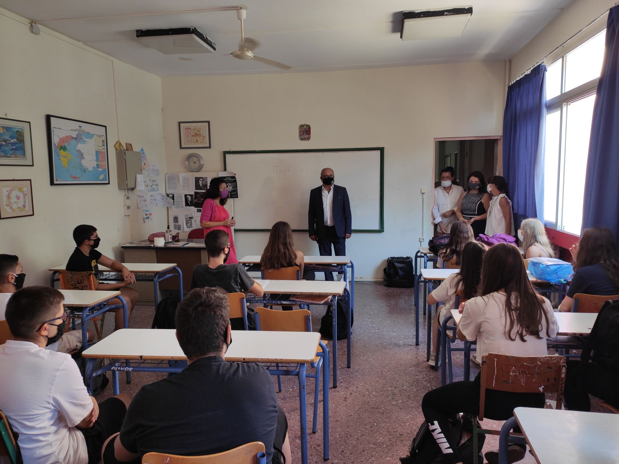 Με όλα τα απαραίτητα μέσα και μέτρα άνοιξαν τα σχολεία στον Δήμο Ηρακλείου Αττικής