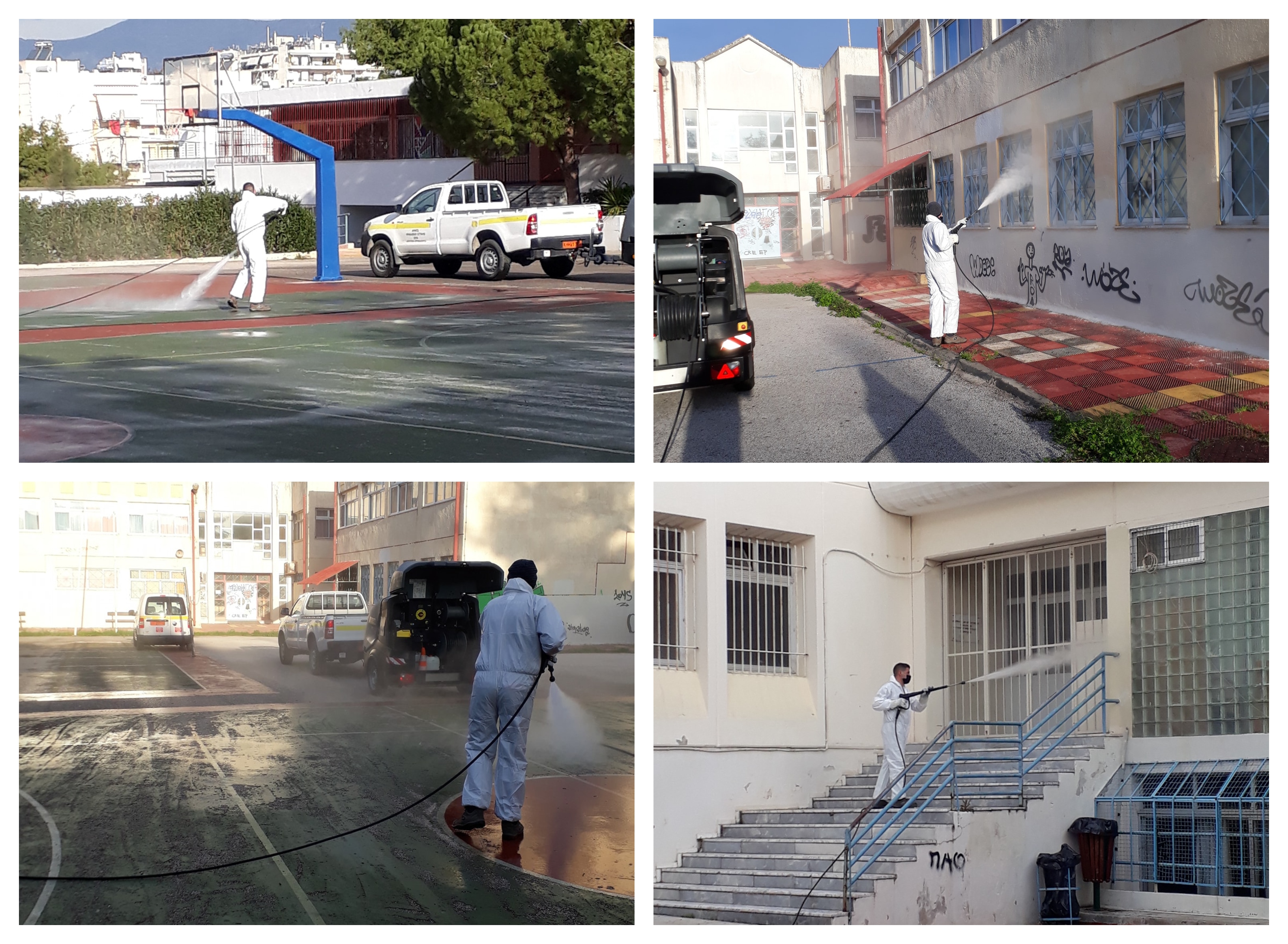 Με όλα τα μέτρα προστασίας άνοιξαν τα γυμνάσια στον Δήμος Ηρακλείου Αττικής – Περισσότερο προσωπικό καθαριότητας έρχεται στα σχολεία της πόλης