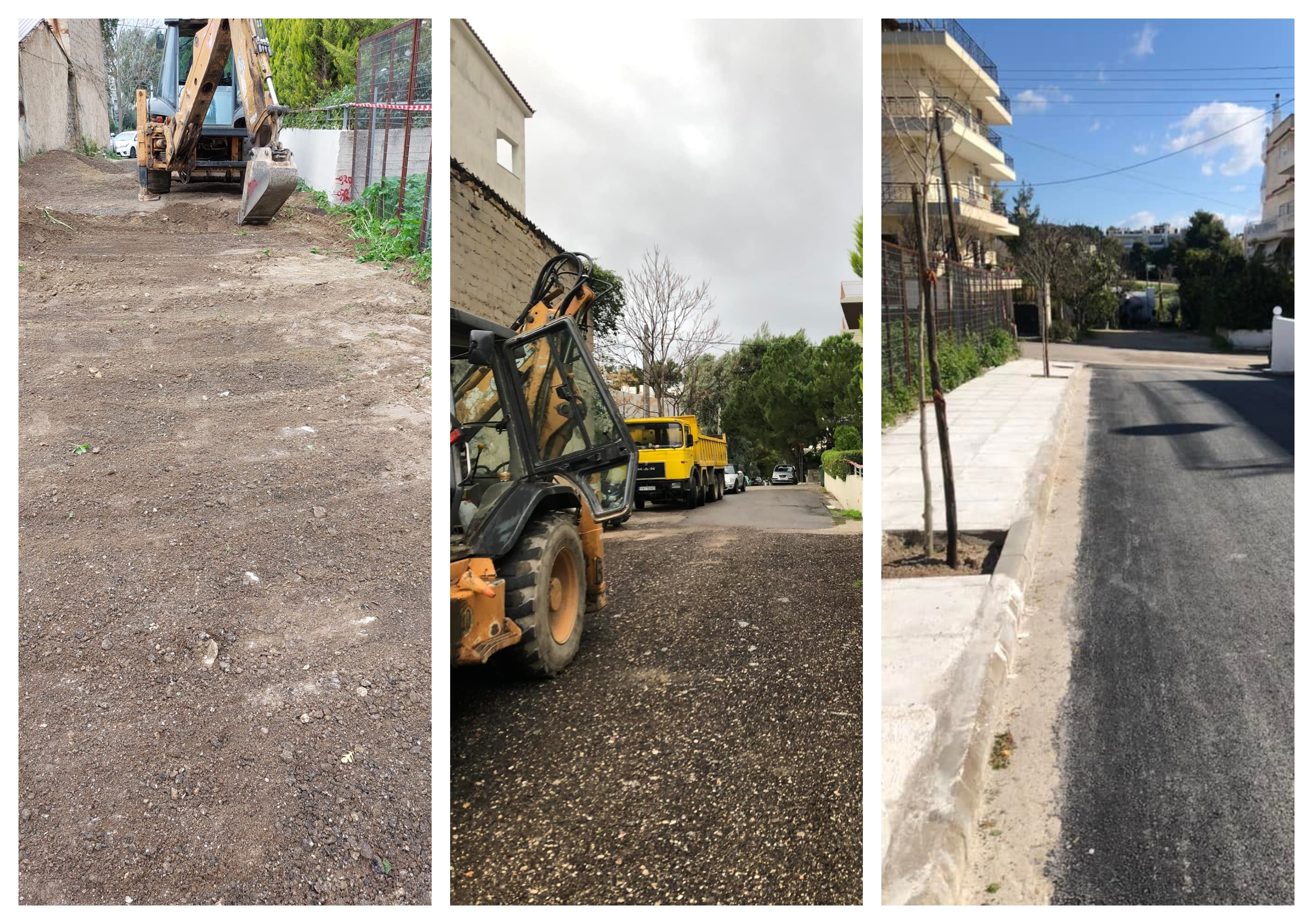 Μεγάλωσε η οδός Χρυσανθέμων: άνοιξε έως την οδό Λαχανά με έργα που έκανε ο Δήμος Ηρακλείου Αττικής για να αναβαθμίσει την καθημερινότητα των κατοίκων