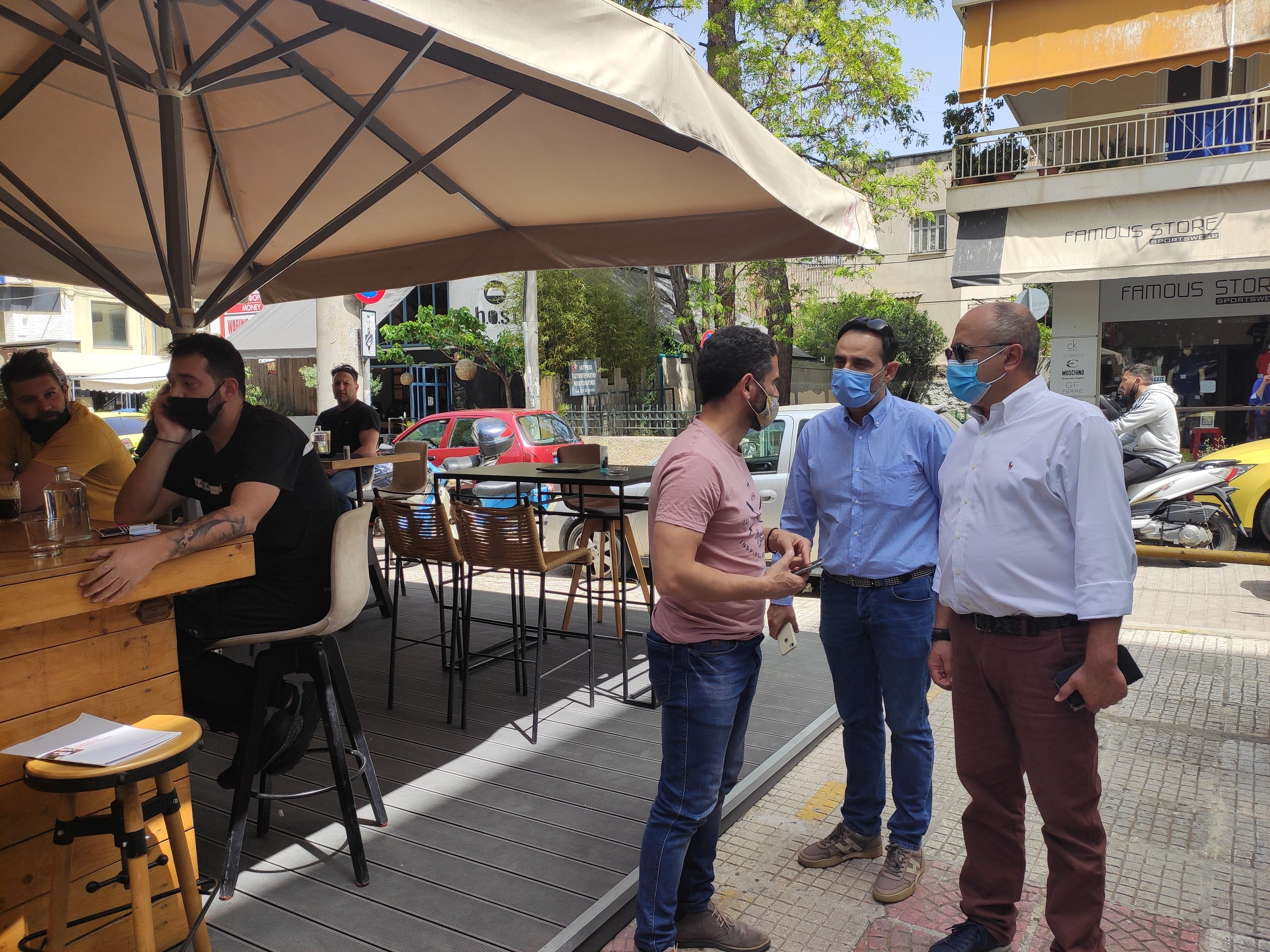 Άνοιξαν στο σύνολό τους τα μαγαζιά εστίασης στο Ηράκλειο Αττικής – Πως βοηθάει ο Δήμος με σεβασμό πάντα στους κοινόχρηστους χώρους
