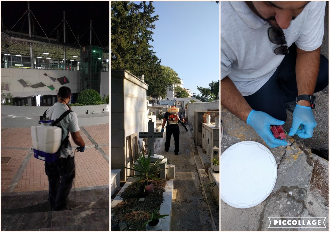 Ο Δήμος Ηρακλείου Αττικής συνεχίζει τις δράσεις για τη μείωση των αριθμό των εποχικών εντόμων