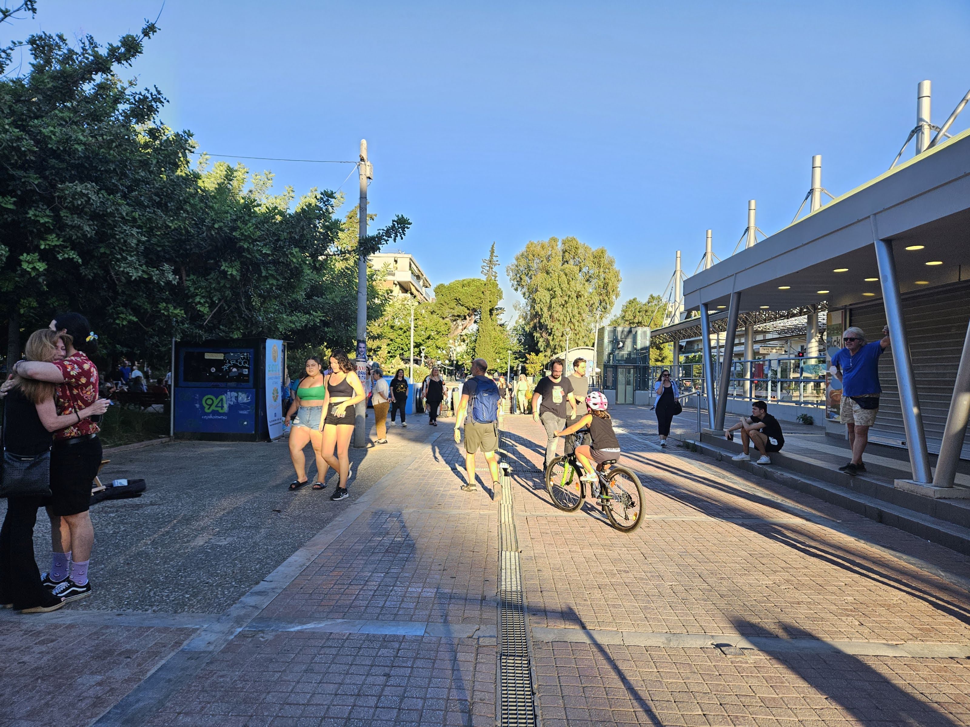 Κυριακή χωρίς αυτοκίνητο στην κεντρική πλατεία του Δήμου Ηρακλείου Αττικής