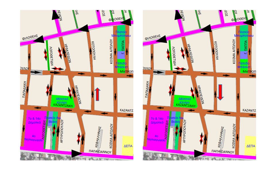 Διαβούλευση για την μονοδρόμηση τμήματος της οδού Μ. Κοτοπούλη