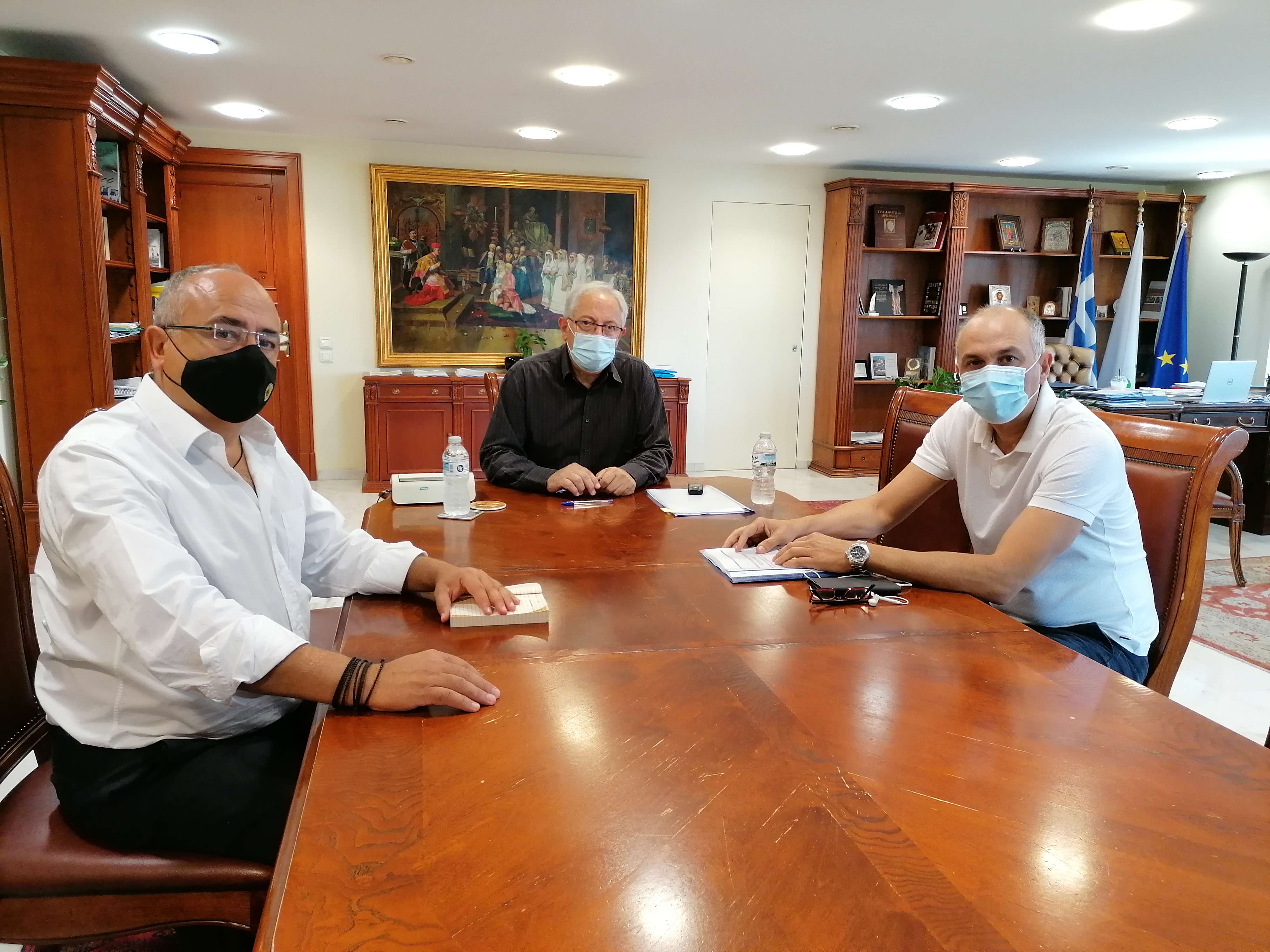 Συνάντηση των δημάρχων Αμαρουσίου, Μεταμόρφωσης και Ηρακλείου Αττικής για την προοπτική ίδρυσης Αναπτυξιακού Διαδημοτικού Οργανισμού