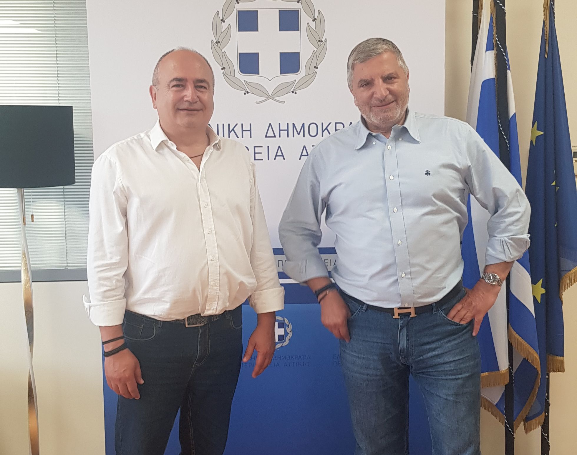 Με χρηματοδότηση της Περιφέρειας προχωράνε τα έργα της αποκατάστασης των σεισμόπληκτων σχολείων στον Δήμο Ηρακλείου Αττικής μετά την συνάντηση Μπάμπαλου – Πατούλη