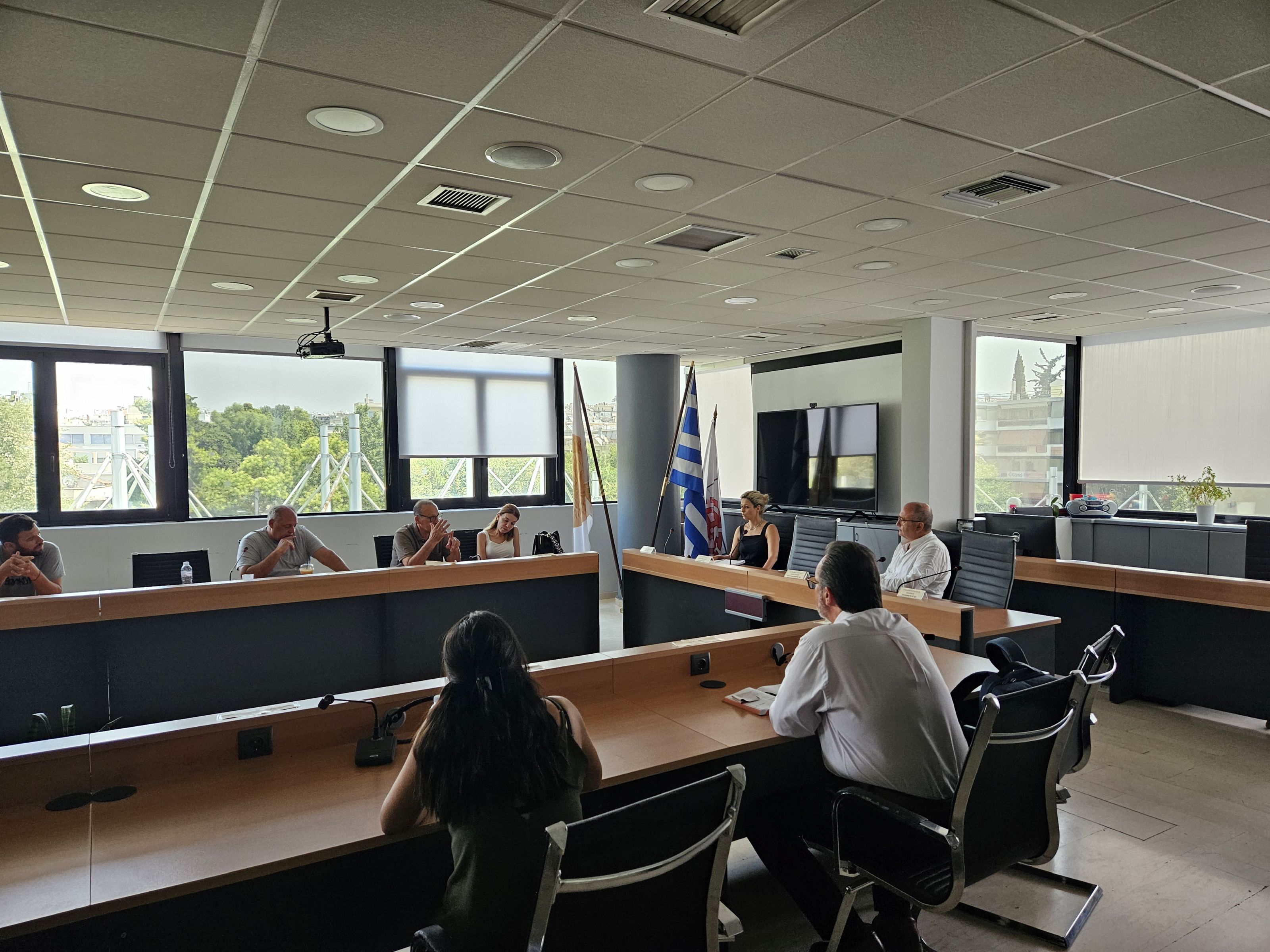 Συνάντηση για την πορεία εργασιών κατασκευής της νέας πτέρυγας του 4ου Δημοτικού